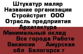 Штукатур-маляр › Название организации ­ Стройстрит, ООО › Отрасль предприятия ­ Архитектура › Минимальный оклад ­ 40 000 - Все города Работа » Вакансии   . Амурская обл.,Белогорск г.